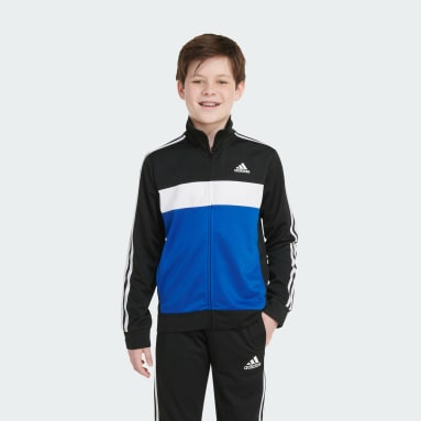 Youth Training Black Colorblock Tricot Jacket