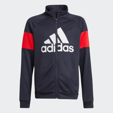Jongens Sportswear blauw Badge of Sport Trainingspak