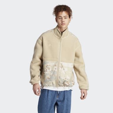 Graphics Camo Reversible Fleece Jakke Beige
