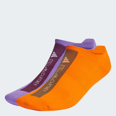 ผู้หญิง เทรนนิง สีส้ม ถุงเท้าโลว์คัท adidas by Stella McCartney