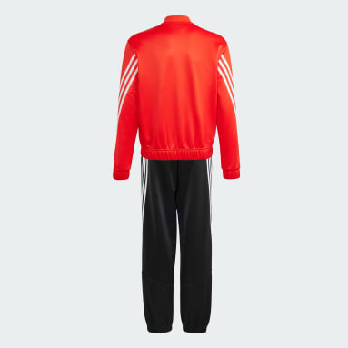 Kids Sportswear Red Future Icons 3-Stripes Track Suit