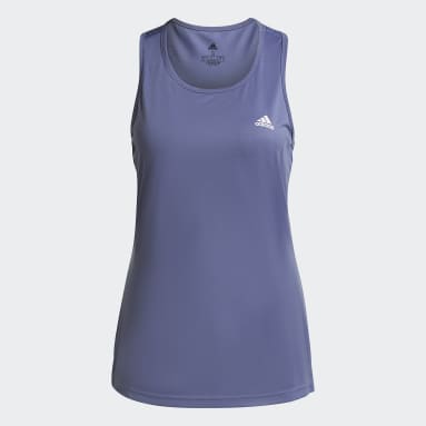 Esqueleto AEROREADY Designed to Move Racerback Morado Mujer Training