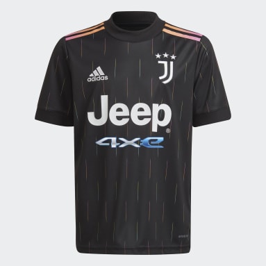 Camiseta Visitante Juventus 21/22 Negro Niño Fútbol