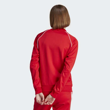 ผู้หญิง Originals สีแดง เสื้อแทรค Adicolor Classics SST