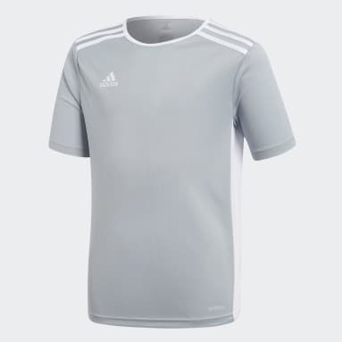 Youth 8-16 Years Soccer Grey Entrada Jersey