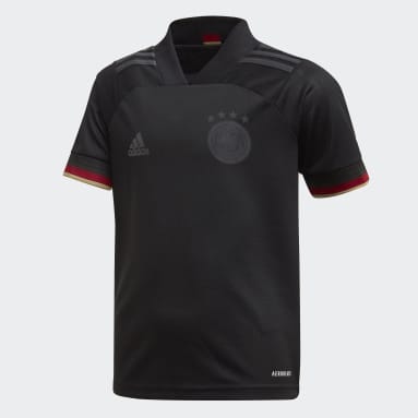 Kinder Fußball DFB Mini-Auswärtsausrüstung Schwarz