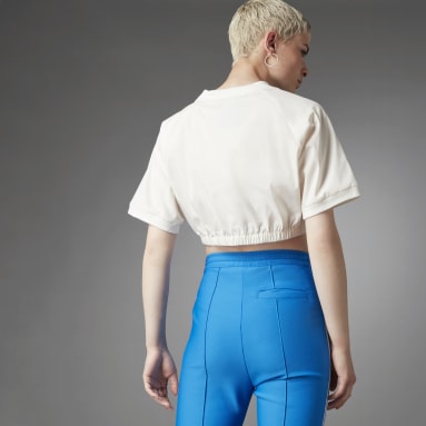 Polera Blue Version Blanco Mujer Originals