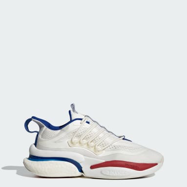 Men's Sportswear White Kansas Alphaboost V1 Shoes