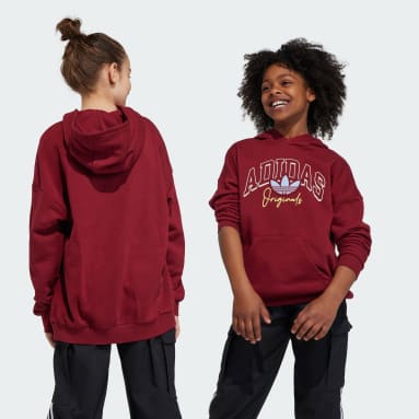 Sweat-shirt à capuche Collegiate Graphic Pack Bordeaux Enfants Originals