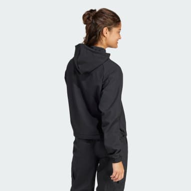 Sudadera con capucha City Escape Bungee Cord Negro Mujer Sportswear