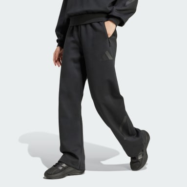 Adidas black sweats hot sale