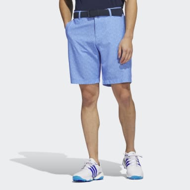 Men's Golf Blue Ultimate365 Nine-Inch Printed Golf Shorts