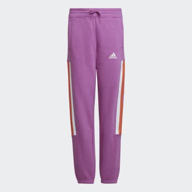 Κορίτσια Sportswear Μωβ Essentials Brand Love Print Warm Pants