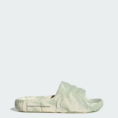 ผู้ชาย Originals สีขาว รองเท้าแตะ Adilette 22