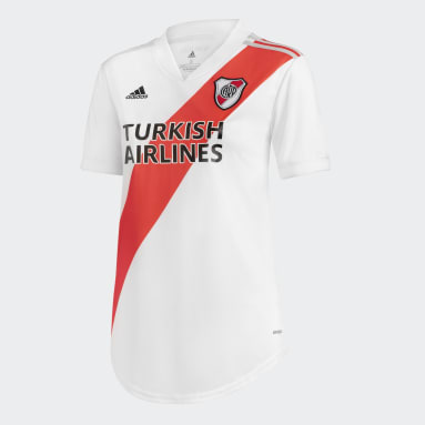 Camisa 1 River Plate 20/21 Branco Mulher Futebol