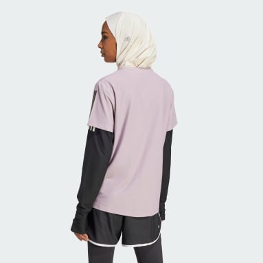 Frauen Running Own the Run T-Shirt Lila