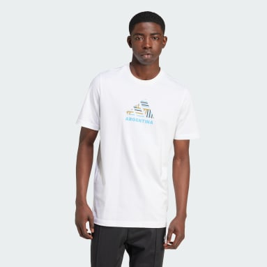 Remera Argentina Fútbol Hincha Estampada