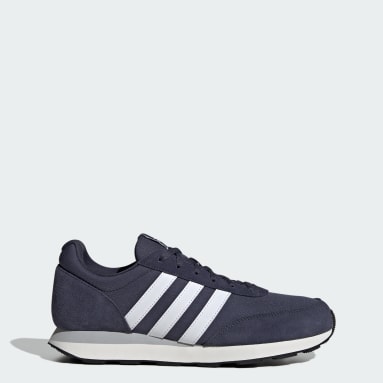 Mens navy adidas trainers store