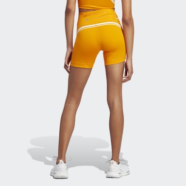 Women's adidas by Stella McCartney Orange adidas by Stella McCartney TruePace Cycling Shorts