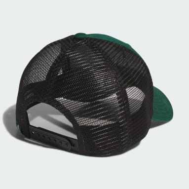 Men's Training Green Structured Mesh Snapback Hat
