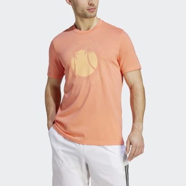 Men Tennis Orange AEROREADY Tennis adidas x Racquet Mag Sun Graphic Tee