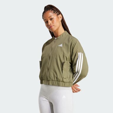 Essentials 3-Stripes Lifestyle Woven Bomber Jacket