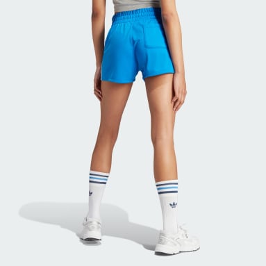 Dam Originals Blå Adicolor 3-Stripes Shorts