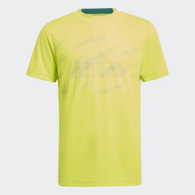 T-shirt imprimé AEROREADY Jaune Garçons Sportswear