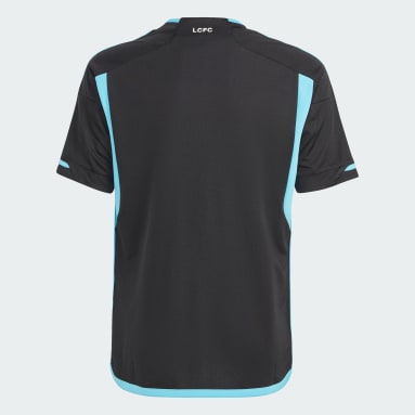 Camisola Alternativa 23/24 do Leicester City FC — Criança Preto Criança Futebol