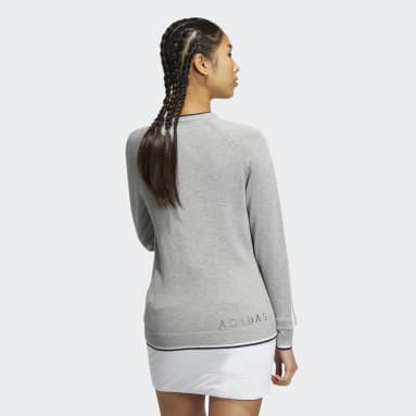 Women Golf Grey 3S 긴팔 풀오버 스웨터
