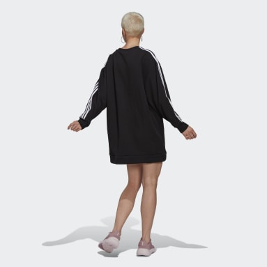 Dames Originals Adicolor Classics Sweatshirt Jurk met Lange Mouwen