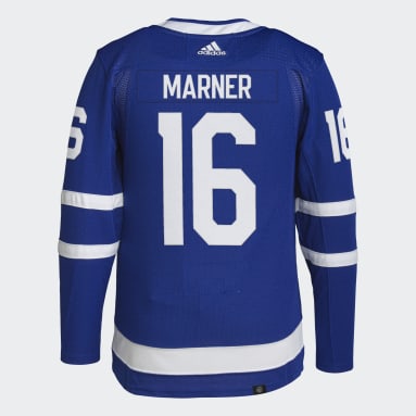Maillot Domicile Maple Leafs Marner Authentique Bleu Hommes Hockey
