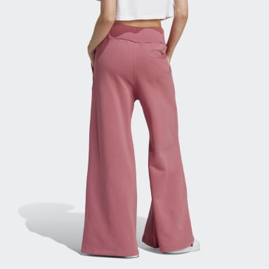 Pantalon large en molleton Lounge Rose Femmes Sportswear