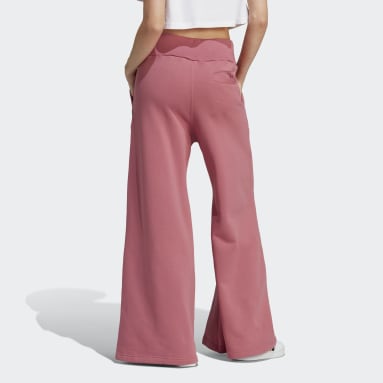 Pantaloni Lounge Fleece Wide Rosa Donna Sportswear