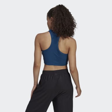 Nữ Tập Luyện Áo Tank Top Thun Gân Vạt Chéo Yoga Studio