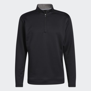Men Golf Black Club Quarter-Zip Sweatshirt