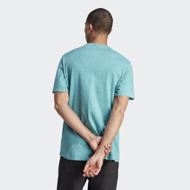 T-shirt ALL SZN Garment-Wash Turquoise Hommes Sportswear