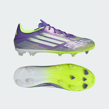F50 アディゼロ TRX FG カメレオンパープル×ホワイト×エレクトリ