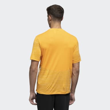Men Training Orange MELANGE TEE