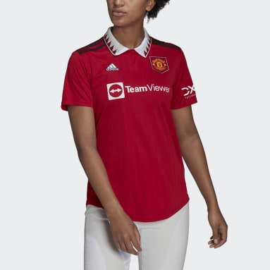 Camisola Principal 22/23 do Manchester United Vermelho Mulher Futebol
