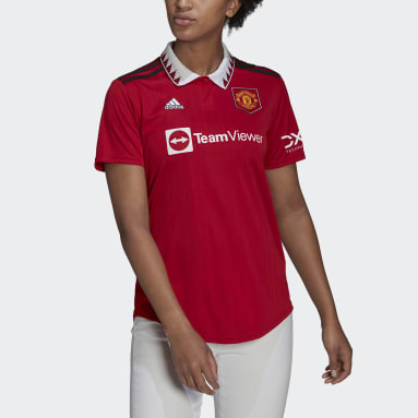 Jersey Uniforme Local Manchester United 22/23 Rojo Mujer Fútbol
