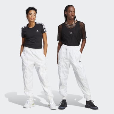 Ženy Sportswear bílá Kalhoty Dance Woven Versatile Cargo