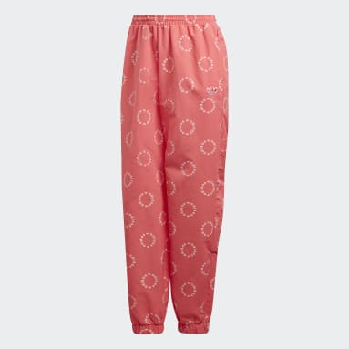 Women Originals Pink Cuffed Track Pants