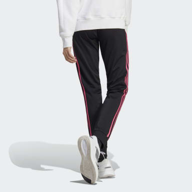 Pantalon de survêtement Primegreen Essentials Warm-Up Slim Tapered 3-Stripes noir Femmes Sportswear
