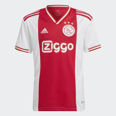Děti Fotbal červená Domácí dres Ajax Amsterdam 22/23