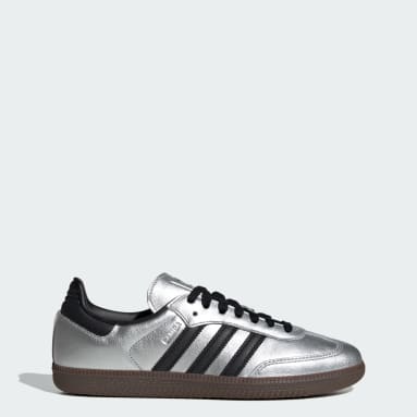 Zapatillas adidas plateadas mujer hot sale