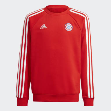 Jungen Fußball FC Bayern München Sweatshirt Rot