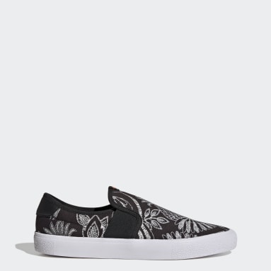 Chaussure slip-on en toile à imprimé graphique Vulc Raid3r Lifestyle Skateboarding Noir Sportswear