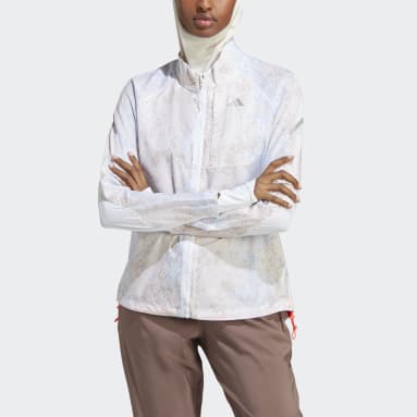 Casaco Iteration Fast Running Branco Mulher Running