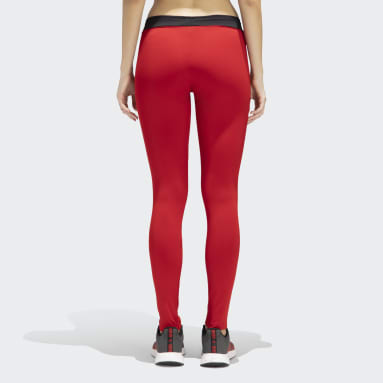 Women Gym & Training Red DESIGNED FOR TRAINING SPORT LEGGINGS